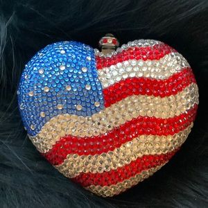 Beautiful independence flag purse by Anthony David new